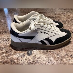 Reebok Classic White and Black Sneakers